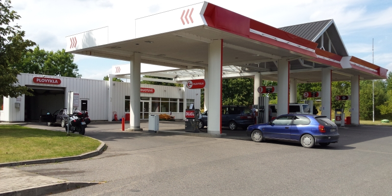 Dropson išbandymas degalinės autoplovykla